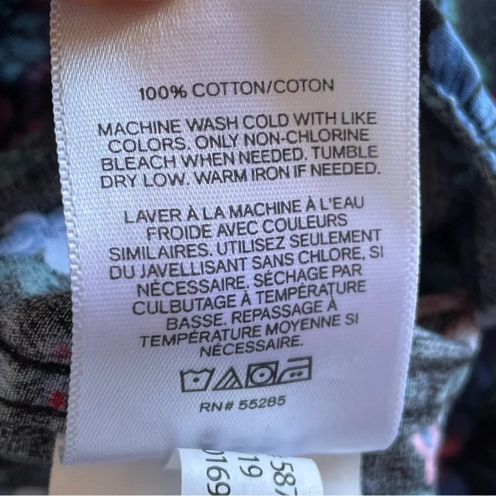 Express Black‎ and Red Casual Button Down Shirt